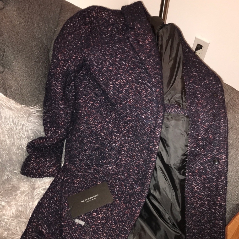 Andrew Marc size 4 Navy coat